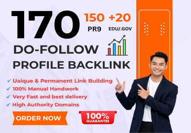 2026 Updated 150+20 Foundational SEO Backlinks Manual Link Building Service