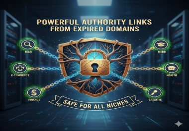 Powerful Authority Links from Expired Domains - Safe for All Niches
