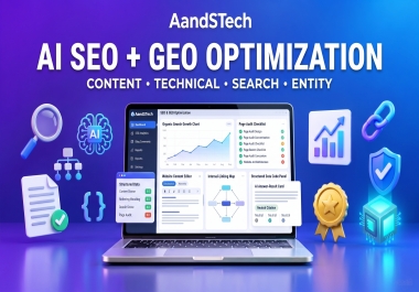 I Will Optimize Your Website for AI SEO GEO and Organic Search Growth