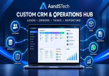 I Will Build a Custom CRM Dashboard for Leads Orders and Tasks