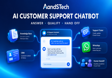 I Will Build an AI Support Chatbot for Leads and Customers