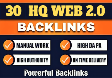 Create High Quality 30 Web 2.0 Backlinks on medium penzu and others