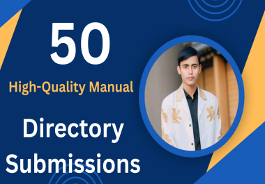 50 High-Quality Manual Directory Submissions
