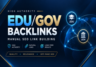 Relevant EDU & GOV Backlinks for Website Off-Page SEO
