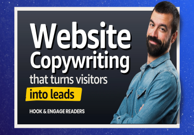 We will Write 500 words website content,  web copy,  landing page copywriting that sells