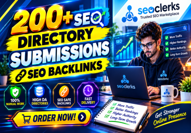 200+ High Quality Permanent Directory Submission Backlinks on DA 30+ Sites