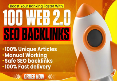 100 Web 2.0 Blog Posts High DA PA Dofollow Article Backlinks To Jump your Ranking