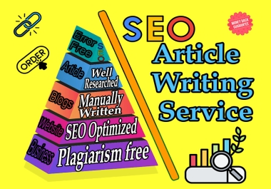 I Will Provide 3 x 400 Words High-Quality SEO Content on Any Topic Within 24 Hours