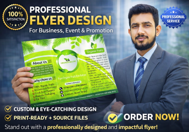 Professional Flyer Design for Business,  Event & Promotion