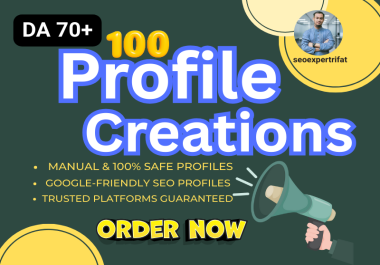 Profile Creation for High Quality SEO Link Building Service