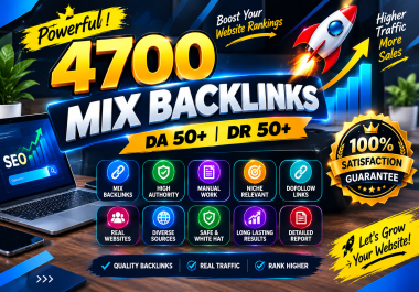 4700 Premium Mixed Backlinks for Powerful Off-Page SEO Link Building and Website Authority Growth
