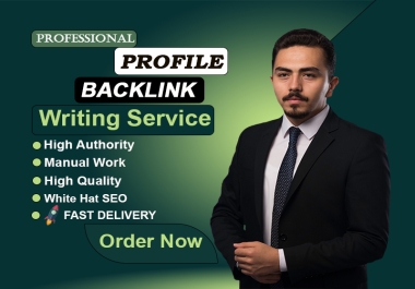 Get 100 High Authority DA-PA Profile Backlinks for Your Website.