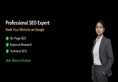 I Will Rank Your Website on Google with Professional SEO Service