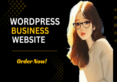 I will create your WordPress business website with elementor pro for 50