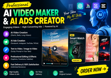 I Will Make AI-Powered Videos and Social Media Ads
