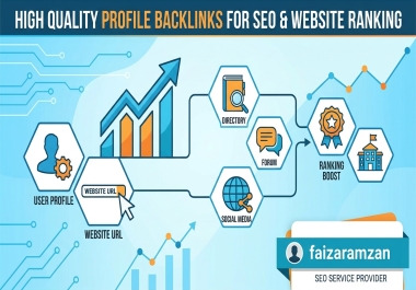 I Will Build High Quality Profile Backlinks for SEO and Website Ranking