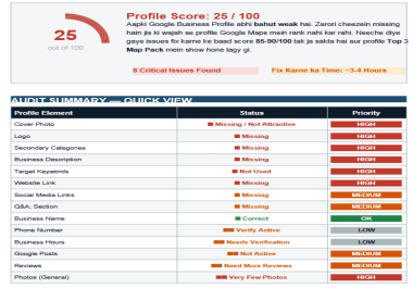 I will set up and fully optimize your google business profile for google maps local 3-pack ranking