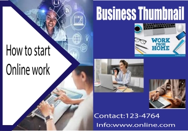 I will design professional and eye-catching business thumbnails for your brand