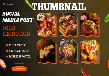 I Will Create Eye-Catching Food Posters and Restaurant Promotions