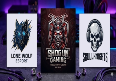 I Will Design a Professional Gaming Mascot,  Esport,  and Twitch Logo