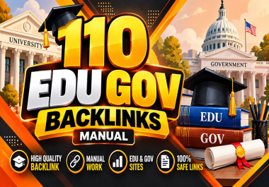 I Will Build 110 Manual EDU & GOV Backlinks to Strengthen Your Search Rankings