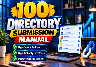 100 High-Authority Directory Submission Backlinks Powerful SEO Link Building for Higher Rankings