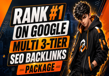 Rank Page 1 Premium 3500 Multi 3-tier seo package with indexed dofollow backlinks