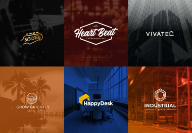 I will do modern minimalist business logo design and branding