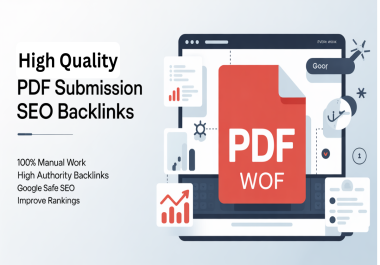 50 Manual PDF Submission Backlinks for SEO High Authority & Google Safe