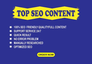 I will provide 1000 words unique and Seo friendly content for blogs or Websites