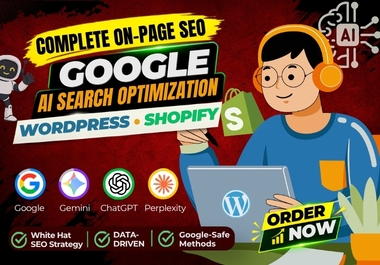 On-Page SEO + AEO + GEO for WordPress & Shopify