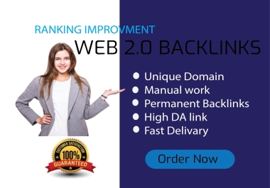 I will create high authority web 2.0 backlinks for your ranking