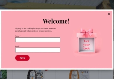 I Will Create Popup Forms That Boost Leads,  Sales,  and Engagement