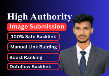 I will provide powerful image submission backlinks and high da links for SEO ranking