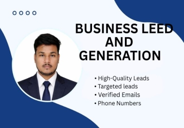 I Will Do Targeted B2B Lead Generation with Verified Emails