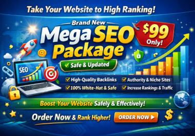 Take Your Website to Boost Ranking with Our Brand New Mega Premium Backlinks Package