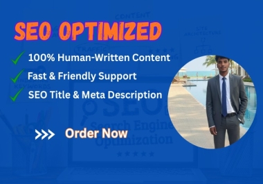 I will write 100 human SEO-optimized content with titles & meta descriptions