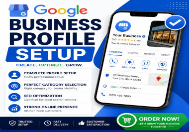 I will create and optimize your Google Business Profile