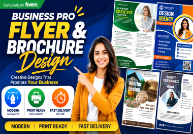 I will design professional business flyer