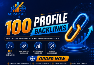 100 Profile Backlinks Boost Your Website Search Rankings