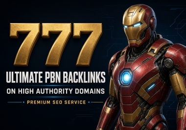 777 Ultimate PBN Backlinks on High Authority Domains