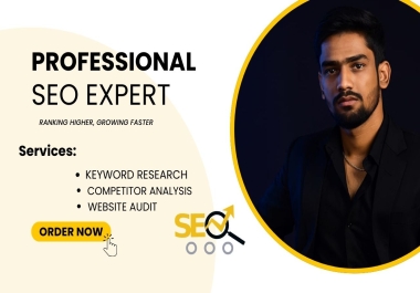 I will do SEO keyword research,  competitor analysis with AI.