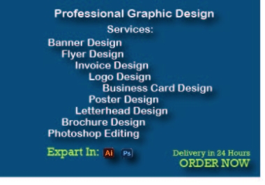 I will create Professional Graphic design for Logo,  Banner,  Flyer,  Business Card & more