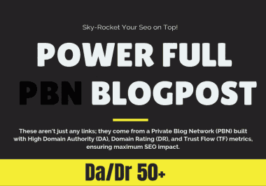 300 Power Full PBN Blogpost Backlinks from high Authority casino & gambling niche Network