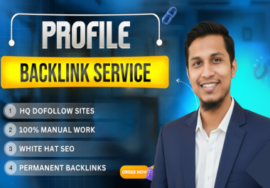 I will do basic white hat SEO backlink service