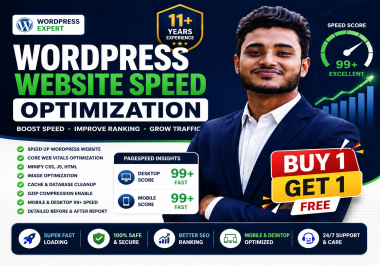 WordPress Website Speed Optimization 99+ performance score with Proven Result
