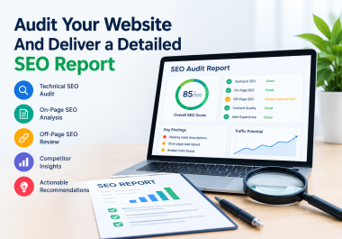 I will audit your website and deliver a detailed SEO report
