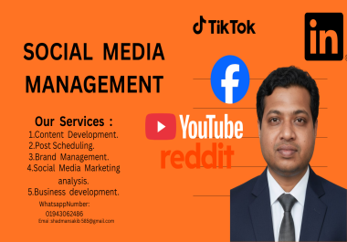 content creating development and social media development