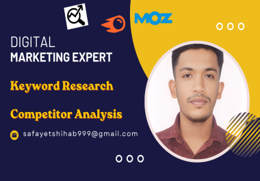 I will find low competition keywords and analyze competitors