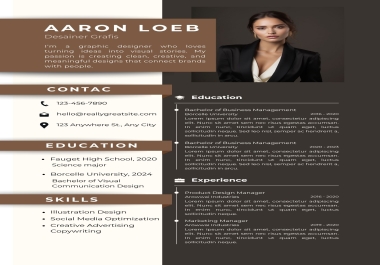 I will create your CV, Resume and LetterHead template